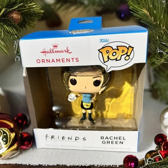 NEW Hallmark FRIENDS Rachel Green - FUNKO POP!Cute Christmas Ornament - Picture 5 of 8